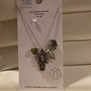 Time and Tru Silver Charm Necklace